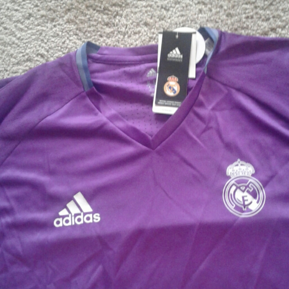 Adidas Real Training Jerseys.